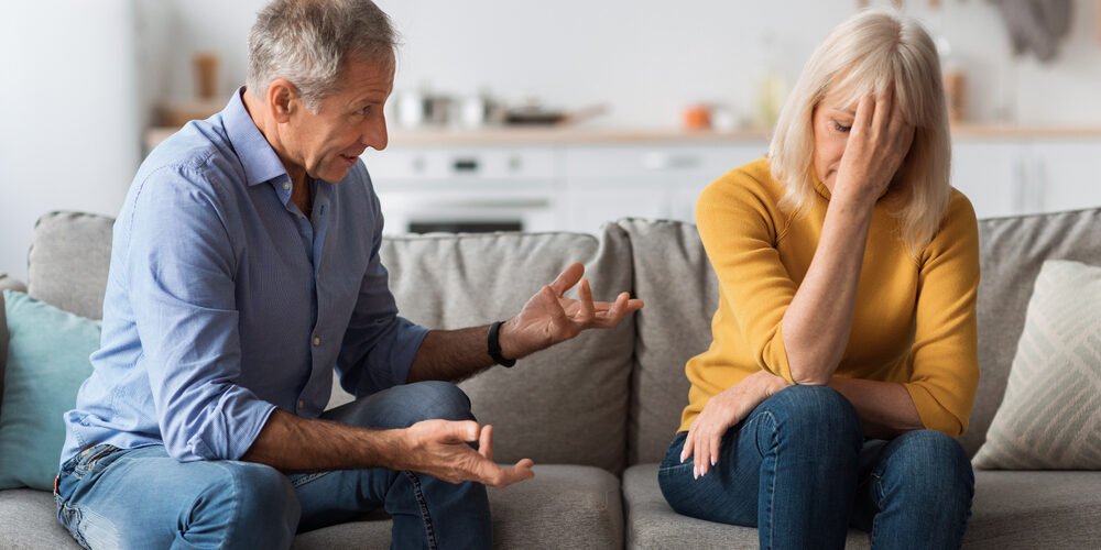 Couple discussing alimony fairness with a divorce lawyer in New Jersey Couple discussing alimony fairness with a divorce lawyer in New Jersey