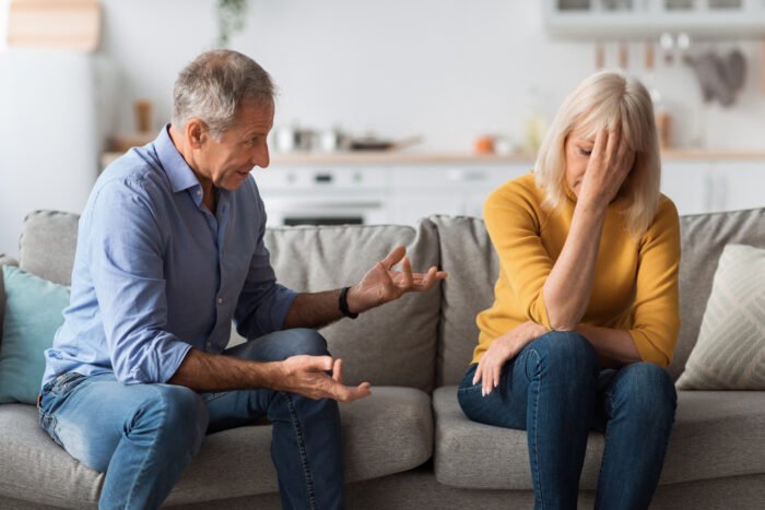 Couple discussing alimony fairness with a divorce lawyer in New Jersey Couple discussing alimony fairness with a divorce lawyer in New Jersey