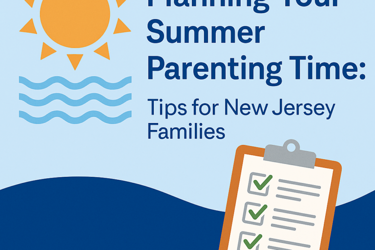 Planning Your Summer Parenting Time: Tips for New Jersey Families
