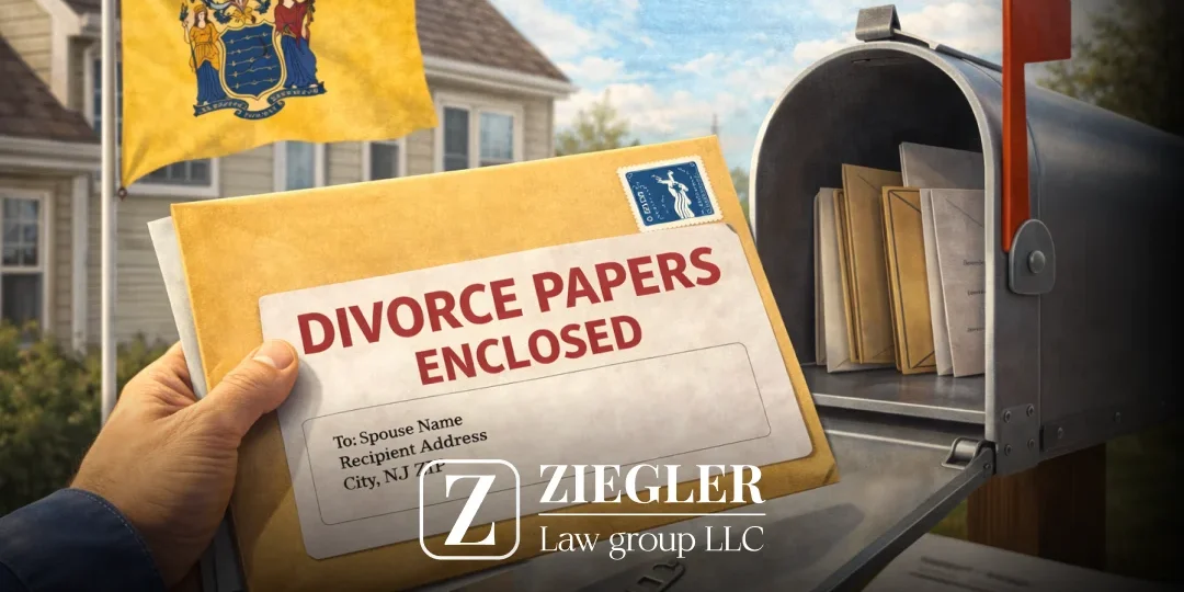 How to Send Divorce Papers to Your Husband in New Jersey
